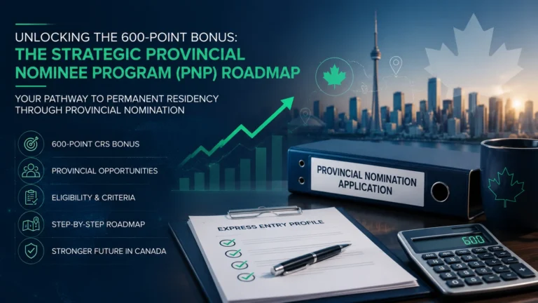 Canada PNP 600 CRS Points: Express Entry Guide