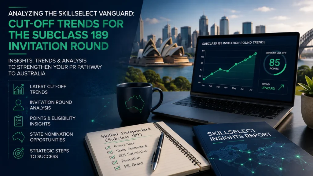 Analyzing the SkillSelect Vanguard: Cut-Off Trends for the Subclass 189 Invitation  Round 