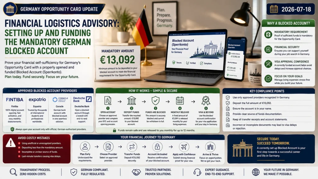 Financial Logistics Advisory: Setting Up and Funding the Mandatory German  Blocked Account