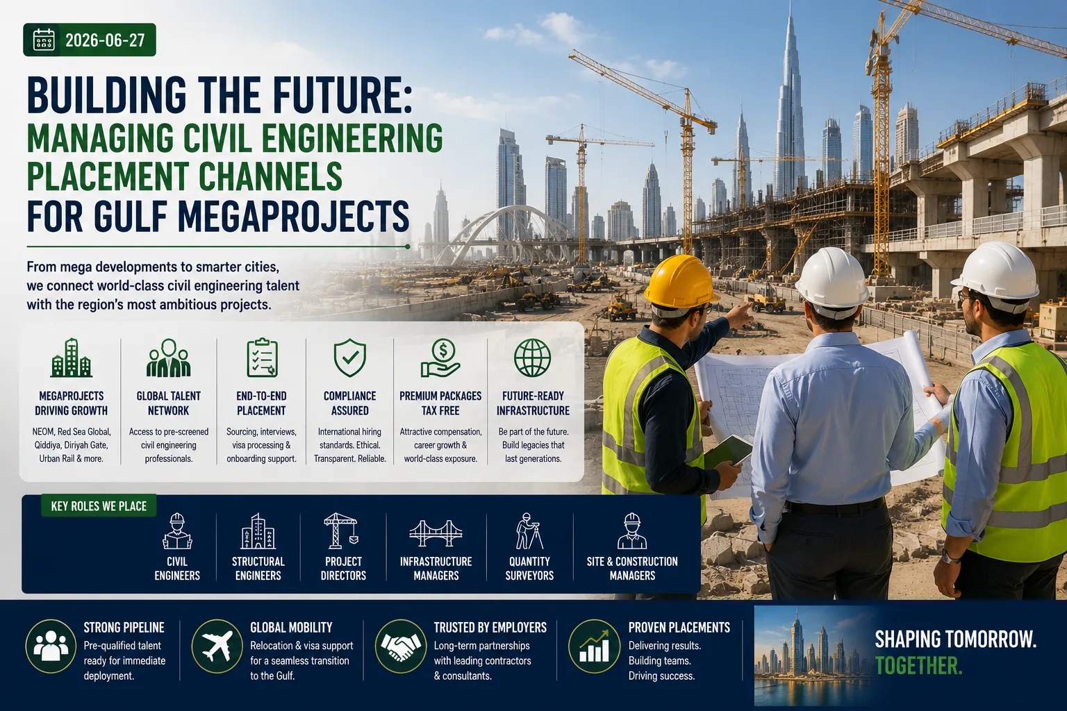 Building the Future: Managing Civil Engineering Placement Channels for Gulf Megaprojects