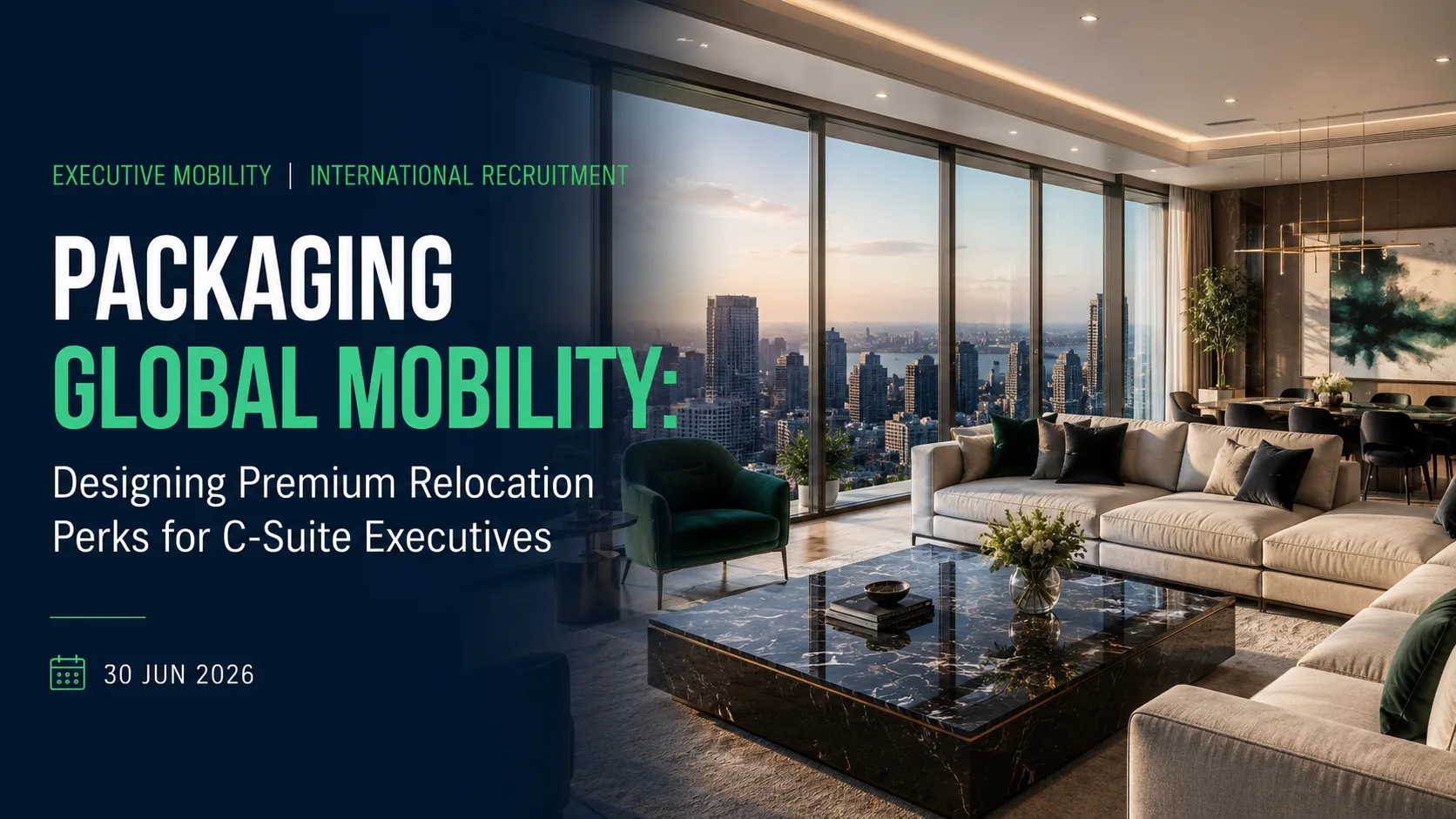 Packaging Global Mobility: Designing Premium Relocation Perks for C-Suite  Executives