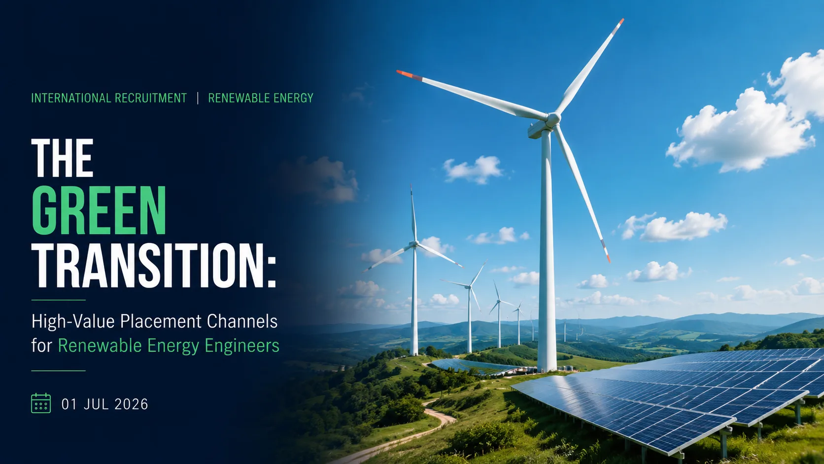 The Green Transition: High-Value Placement Channels for Renewable Energy  Engineers